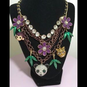 Betsey Johnson Jungle Necklace NWT